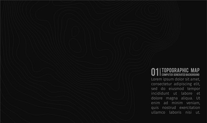 topographic map background with space for copy vector image