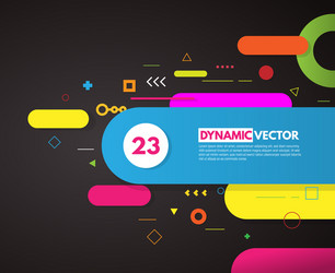 Abstract Rounded Shape Background vector image