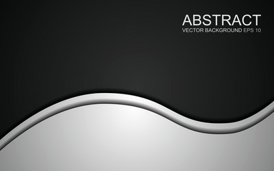 background of curves overlapping paper layers vector image