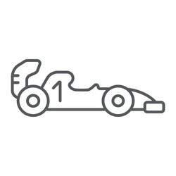 Formula 1 Racing Icon Vector Image