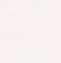 seamless abstract pattern with hexagons vector image