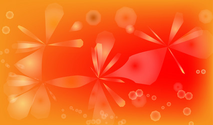 Orange bokeh abstract light background Royalty Free Vector