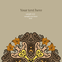 elegant invitation cards vector