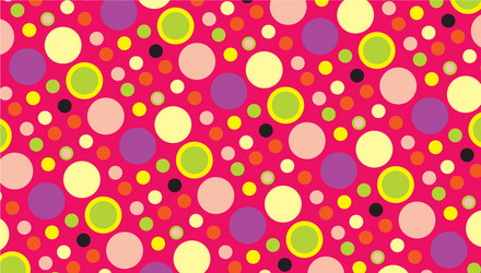 abstract background of multicolored circles vector image