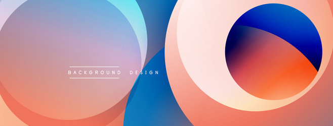 abstract colorful layers create modern background vector image