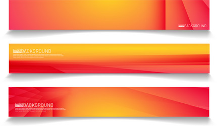 modern web banner background abstract template vector image