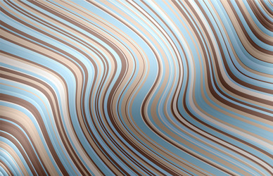 Waving wavy lines stripes rectangular background vector