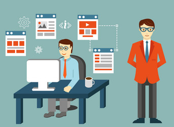 Website Development Framework vector image