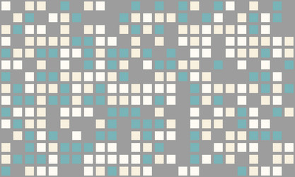 abstract cube mosaic with structured colors vector image