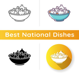 Khinkali icon vector