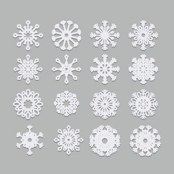 snowflake concept design vector image