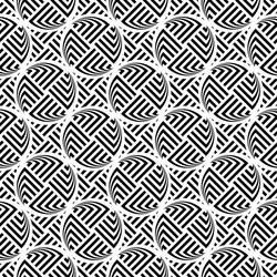 Monochrome Ellipse Geometric Pattern vector image