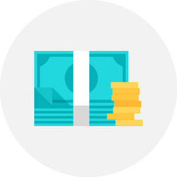 payment methods flat web icon vector image