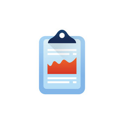 Seo reports icon in logotype vector