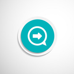 arrow next pointer cursor navigation right icon vector image