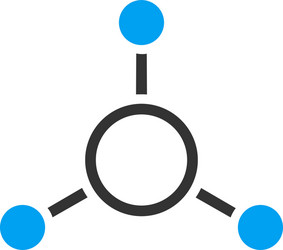 Financial radial scheme flat icon Royalty Free Vector Image
