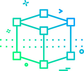 cube icon design vector