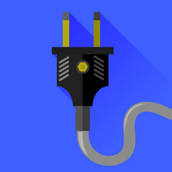 Plug icon vector