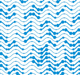 wavy technical lines seamless pattern abstract vector image
