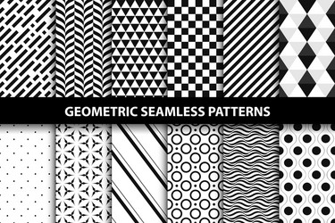 Abstract Geometric Patterns vector image