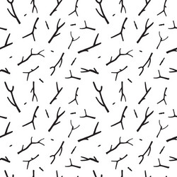 Branch Pattern Background vector image
