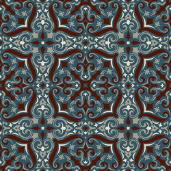 Damask Pattern Background vector image
