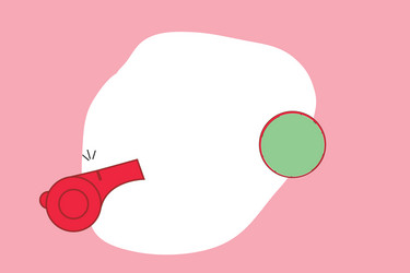flat design empty esp template vector image