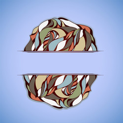 abstract colorful frame vector image
