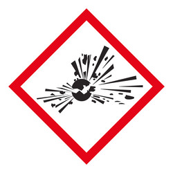 explosion exploding bomb vector image