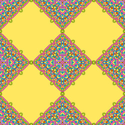 seamless pattern from abstract elements vector image