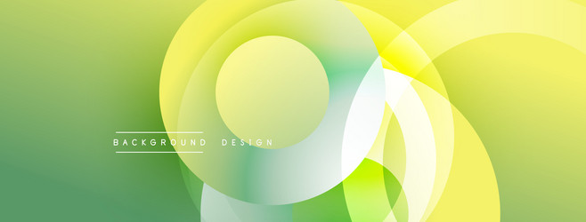 abstract background features overlapping circles vector image
