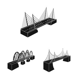 isolated object construct and side icon set vector image