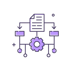 machine learning ml icon design vector image