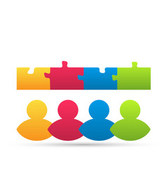 Teamwork & Problem Solving vector image