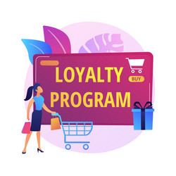 loyalty program concept metaphor vector image