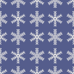 mandala snowflake seamless pattern vector image