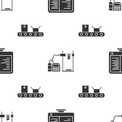 set computer monitor screen 3d printer vector image