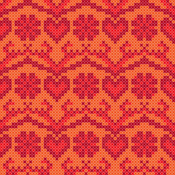 Cross Stitch Pattern Background vector image