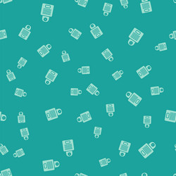 green intercom icon isolated seamless pattern vector image