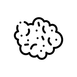 neoprene icon thin linear style design isolated vector image