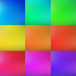 set of colorful background vector image