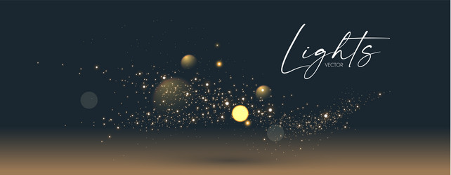 soft bokeh elegant light effect fluid vector image
