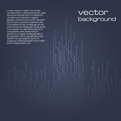 abstract technological background with elements vector image