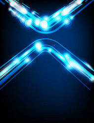 blue techno background vector