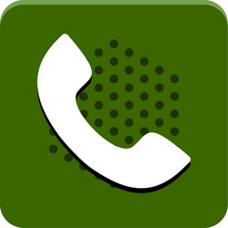 cellphone app button vector image