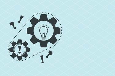 flat design business empty vector image
