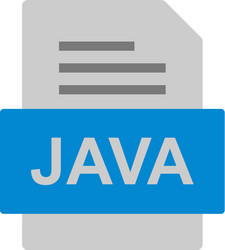 java file document icon vector image
