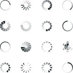 Loading Circle Web UI Icon vector image