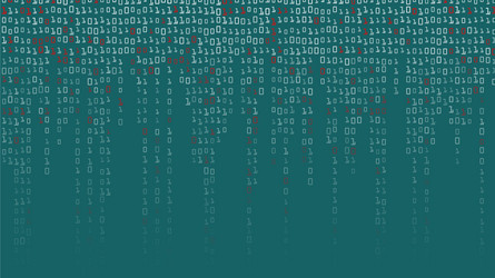 Binary code background high-tech matrix vector