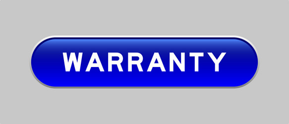 blue color capsule shape button with word vector image